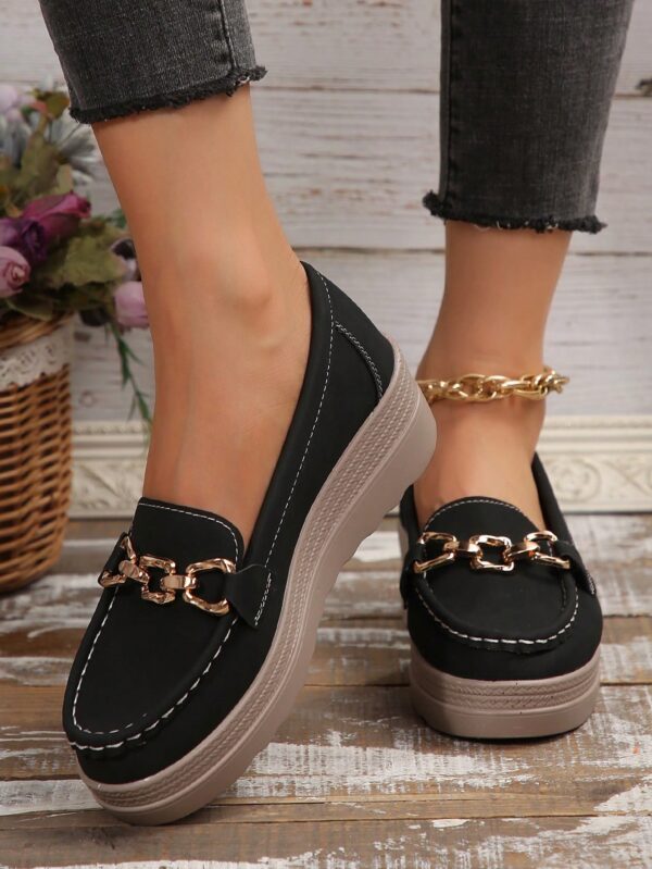 Zapatillas Khaki de Mujer con Suela Gruesa y Cómoda - Image 16