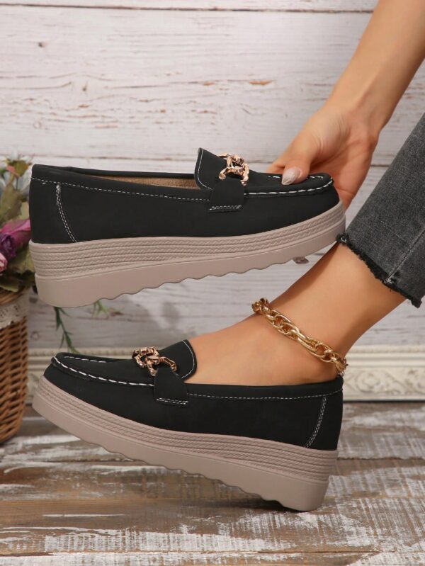 Zapatillas Khaki de Mujer con Suela Gruesa y Cómoda - Image 18