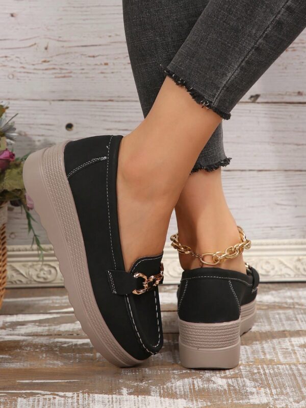 Zapatillas Khaki de Mujer con Suela Gruesa y Cómoda - Image 19