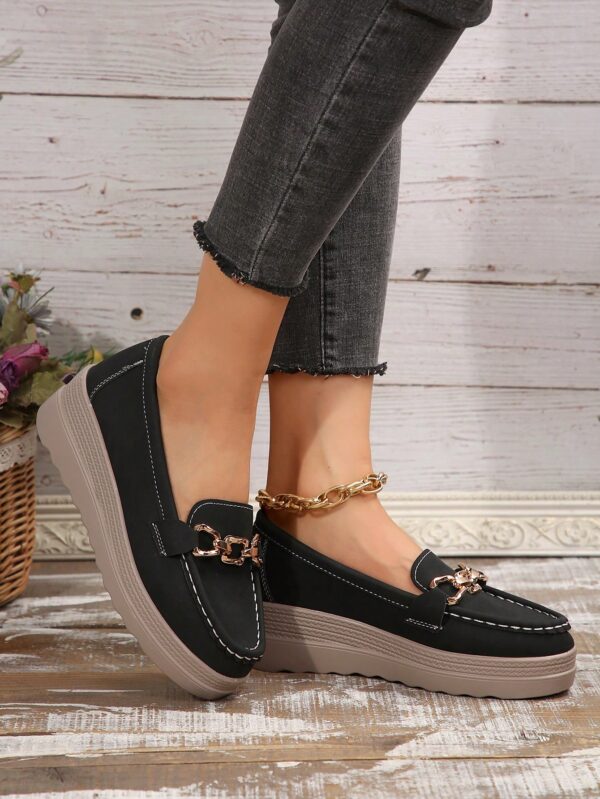 Zapatillas Khaki de Mujer con Suela Gruesa y Cómoda - Image 21