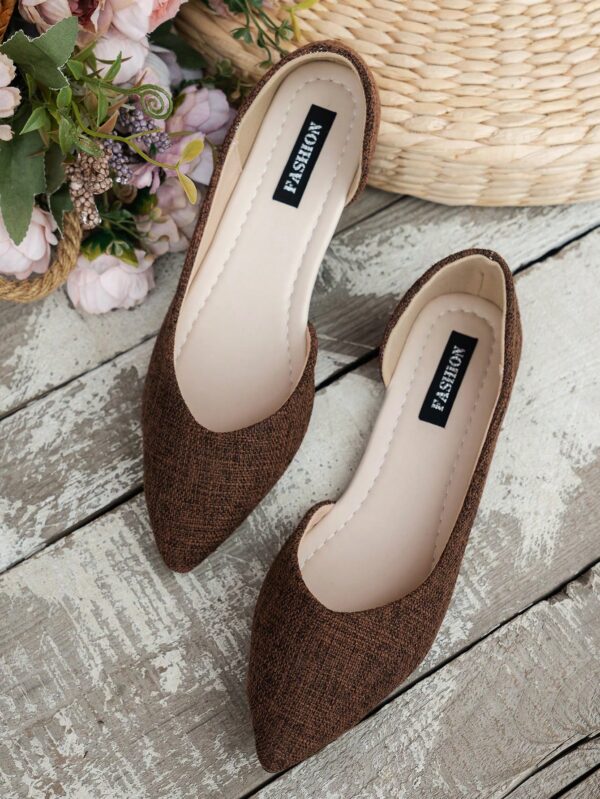 Zapatos Planos de Mujer en Beige, punta fina para Primavera/Otoño - Image 48