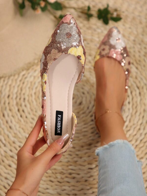 Zapatos Planos de Mujer en Beige, punta fina para Primavera/Otoño - Image 37