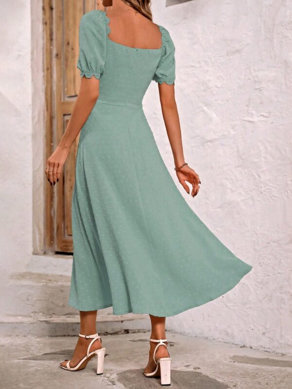 Vestido Largo Boho Floral con Nudo y Abertura en Pierna - Image 59