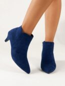 Botines de Mujer con Cierre Lateral y Tacón Delgado