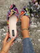 Zapatos Planos de Mujer en Beige, punta fina para Primavera/Otoño