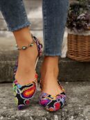 Zapatos Planos de Mujer en Beige, punta fina para Primavera/Otoño