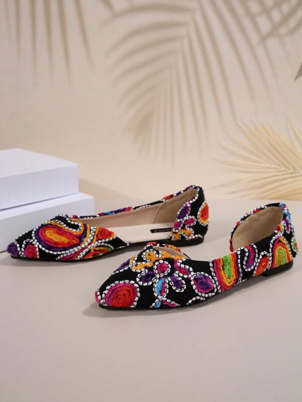 Zapatos Planos de Mujer en Beige, punta fina para Primavera/Otoño - Image 27