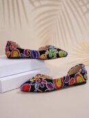 Zapatos Planos de Mujer en Beige, punta fina para Primavera/Otoño