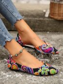 Zapatos Planos de Mujer en Beige, punta fina para Primavera/Otoño
