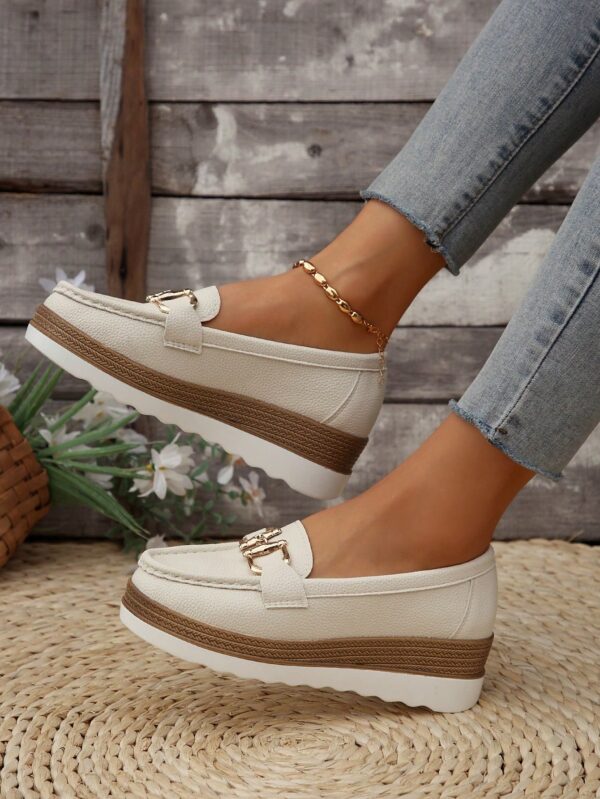 Zapatillas Khaki de Mujer con Suela Gruesa y Cómoda - Image 4