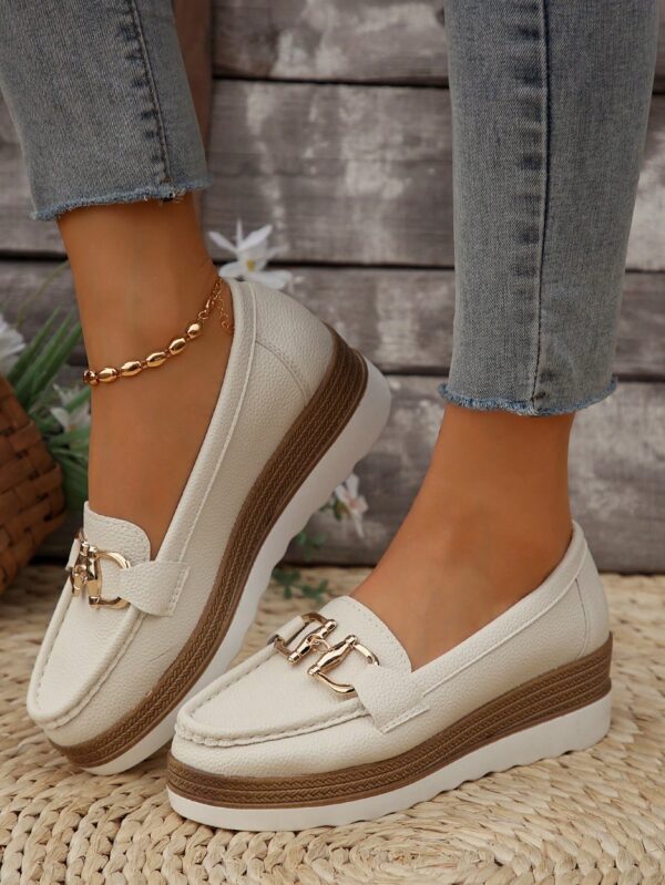 Zapatillas Khaki de Mujer con Suela Gruesa y Cómoda - Image 7
