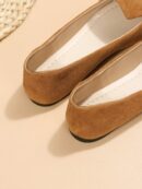 Mocasines Elegantes de Gamuza Negra con Punta Afilada