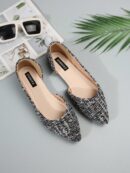 Zapatos Planos de Mujer en Beige, punta fina para Primavera/Otoño