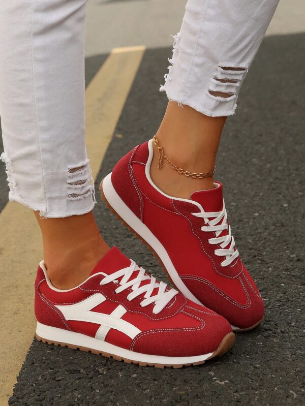 Zapatillas Deportivas con Plataforma y Encaje de Vellón - Image 8