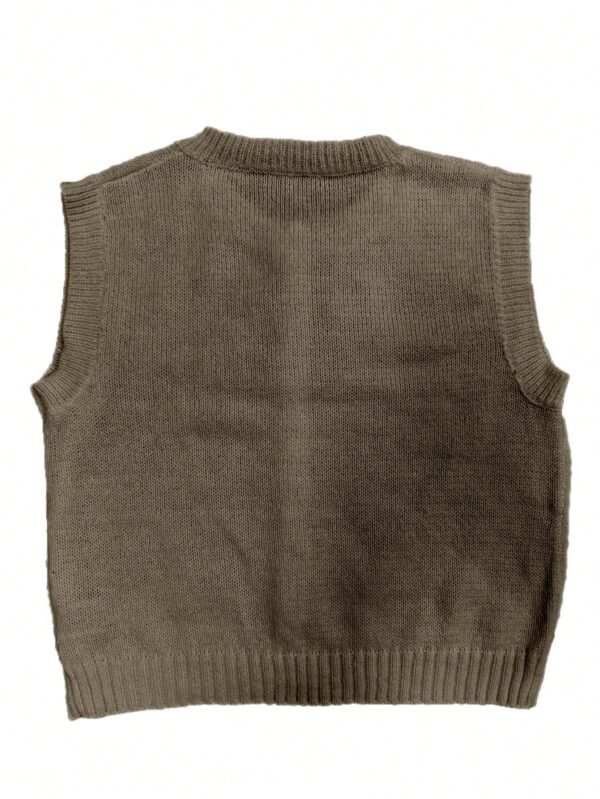 Top Casual Tejido en Punto con Botones y Cuello Redondo - Image 12