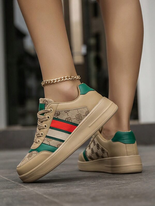 Zapatillas Deportivas con Estampado Aleatorio y Suela Gruesa - Image 7