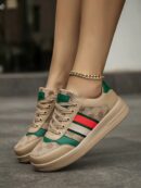 Zapatillas Deportivas con Estampado Aleatorio y Suela Gruesa