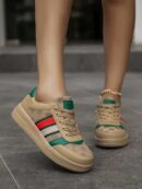 Zapatillas Deportivas con Estampado Aleatorio y Suela Gruesa