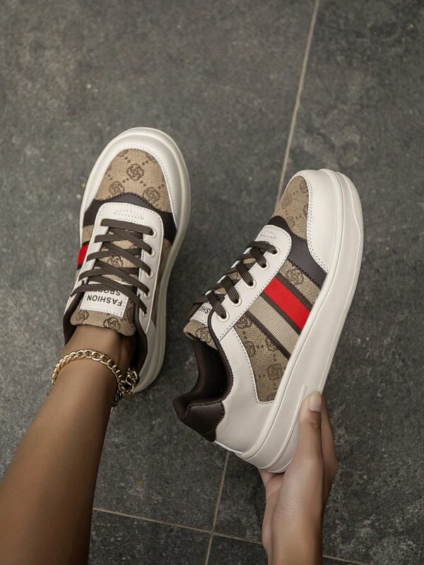 Zapatillas Deportivas con Estampado Aleatorio y Suela Gruesa - Image 21