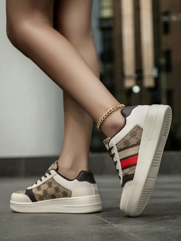 Zapatillas Deportivas con Estampado Aleatorio y Suela Gruesa - Image 25