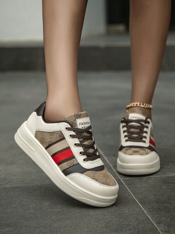 Zapatillas Deportivas con Estampado Aleatorio y Suela Gruesa - Image 27