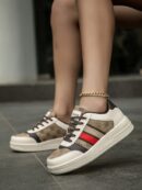 Zapatillas Deportivas con Estampado Aleatorio y Suela Gruesa