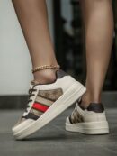Zapatillas Deportivas con Estampado Aleatorio y Suela Gruesa