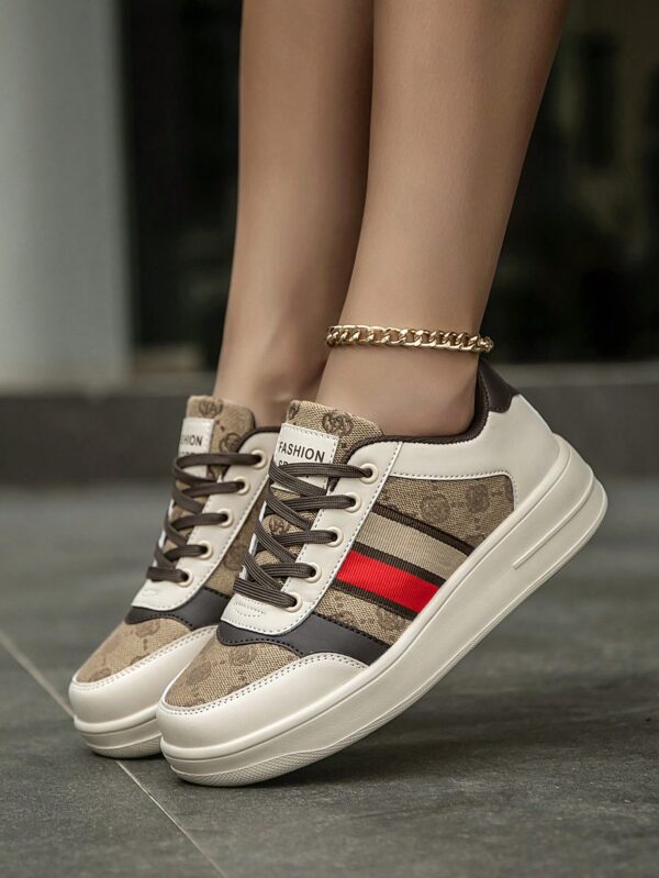 Zapatillas Deportivas con Estampado Aleatorio y Suela Gruesa - Image 22