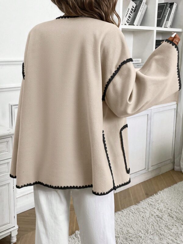 Chaqueta Casual de Manga Larga con Botones y Bolsillos - Image 9