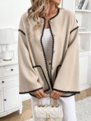 Chaqueta Casual de Manga Larga con Botones y Bolsillos