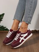 Zapatillas Deportivas con Plataforma y Encaje de Vellón