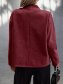 Campera Casual de Manga Larga con Doble Botonadura