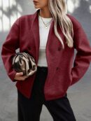 Campera Casual de Manga Larga con Doble Botonadura