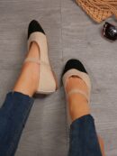 Zapatillas Casuales para Mujer con Elástico y Diseño Patchwork