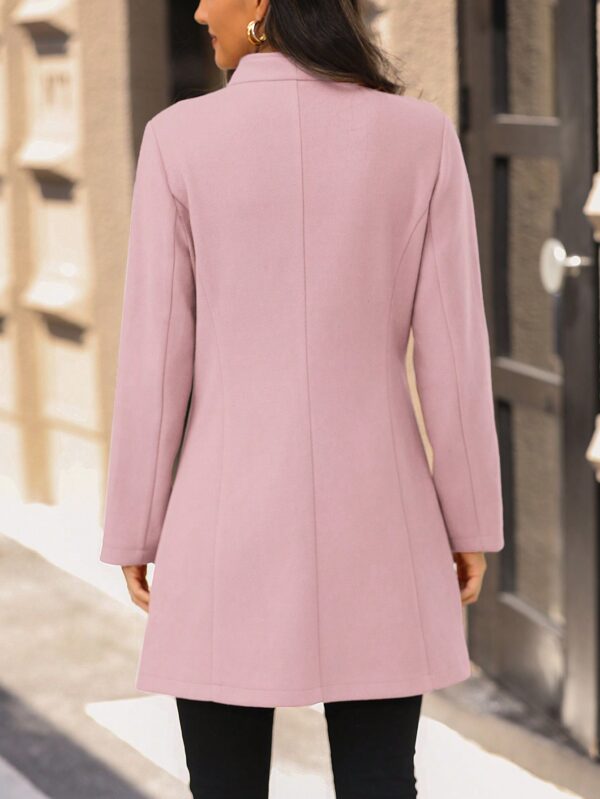 Chaqueta de Lana Casual para Vacaciones con Cuello Mini - Image 18