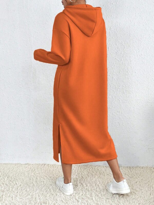 Vestido Sudadera con Capucha y Estampado de Letras - Image 55