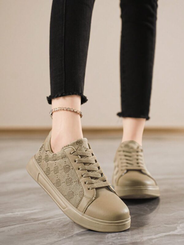 Zapatillas Deportivas con Estampado Aleatorio y Suela Gruesa - Image 14