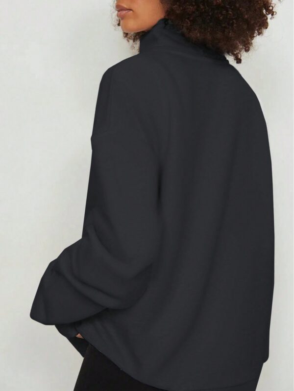 Sudadera Casual de Cuello Alto con Cierre y Manga Larga - Image 10