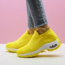 Zapatillas Deportivas de Mujer con Amortiguación y Diseño Tejido
