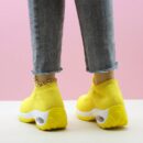 Zapatillas Deportivas de Mujer con Amortiguación y Diseño Tejido