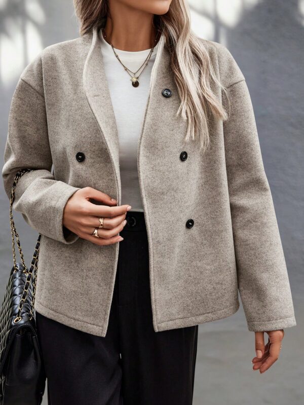 Campera Casual de Manga Larga con Doble Botonadura - Image 9