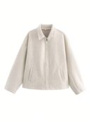 Chaqueta Retro de Otoño con Solapa y Bolsillos