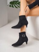 Botines de Mujer con Cierre Lateral y Tacón Delgado