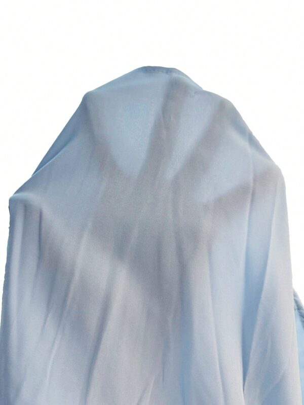 Blusa Cuello Muesca y Mangas Obispo en Blanco - Image 32