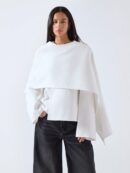 Poncho Abrigo Capa Liso Minimalista para Otoño/Invierno