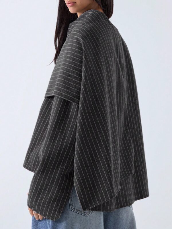 Poncho Abrigo Capa Liso Minimalista para Otoño/Invierno - Image 16