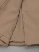Chaqueta Elegante con Panel Peludo y Botón Doble