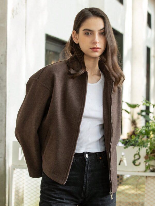 Chaqueta Retro de Otoño con Solapa y Bolsillos - Image 9