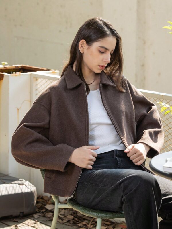 Chaqueta Retro de Otoño con Solapa y Bolsillos - Image 8