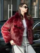 Chaqueta de Piel Sintética para Dama Elegante y Casual